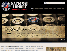Tablet Screenshot of national-armory.com